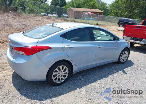 2012 Hyundai Elantra Gls/Limited z USA, uszkodzony, nr VIN KMHDH4AEXCU430400